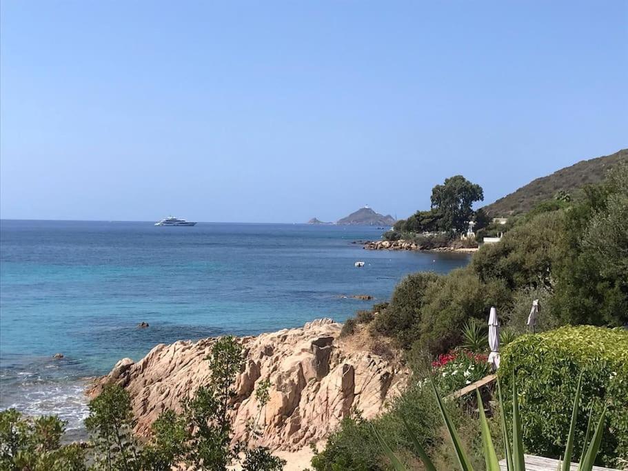 Bel App T2 En Bord De Mer Vue Sanquinaires Piscine Ajaccio  Exterior photo